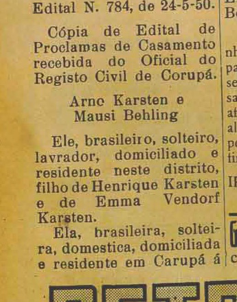 Proclamas de Arno e Mausi